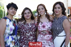  Verónica Briselo, Betzy Sánchez, Paola Correa y Sandra Fe.