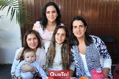  Carmelita Berrueta, Piyu Acebo, Bibi Perea y Sandra Villasuso.