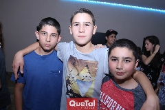 Ángel, Mau y Pablo.