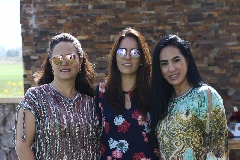 Paulina Gordoa, Andrea y Elsa Espinoza.