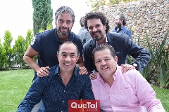  Juan Pablo Zambrano, Eduardo Gómez, Fernando López y José Luis Paulín.
