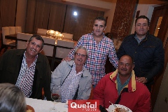 Eduardo Gómez, Rafa Olvera, Pablo Madrid, Claudio Meade y Rafa Meade.