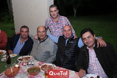  Eduardo Gómez Garza, Carlos Esparza, Juan Romo, Enrique Portillo y Alejandro Espinosa.
