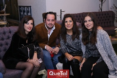  Ximena Villanueva, Jorge Guevara, Pau Foyo y Ximena Rodríguez.