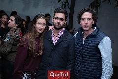  Elena Pelayo, Juan Pablo Abud y Diego Jourdain.