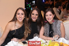  Diana Olvera, Ale Ascanio y Regina Mendizábal.