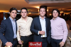  Pollo Acevedo, Santiago Rodríguez, José Francisco Alonso y Jorge Aldrett.