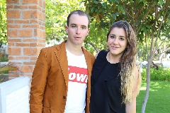 German De Luna y Sofía Loperena.