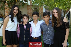  En los XV´s de Paulina Regil.