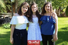  Andrea, Regina y Marcela.