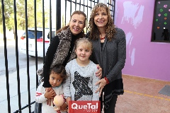 Martha González, Coco Félix,  Miranda y María Paula.