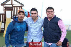  Rodrigo González, Daniel Tejeda y Félix González .
