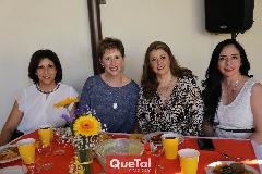  Carmen Díaz Infante, Claudia Alarcón, Laura Narváez y María Ester Almazán.