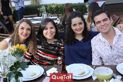  Sabrina Dávalos, Fernanda Serrano, Caro Motilla y Sergio Calderón.