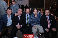  Ramiro Rodríguez, Juan Carlos Barrón, Héctor Hinojosa, Aurelio Cadena y Juan Carlos Barrón.