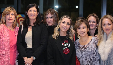  Carmen Zwiegger, Marus Hernández, Isabel Garfias, Roxana Serna, Cony Alvarado, Rocío Gómez y Claudia del Pozo.