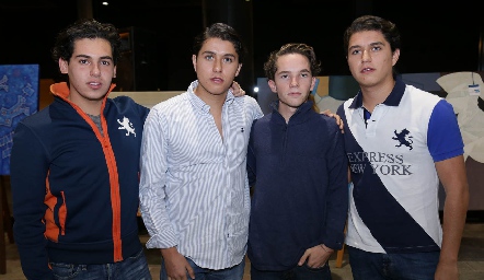  Jaime Ascanio, Enrique Perafán, Bosco Gómez y Santiago Perafán.