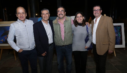  Elías Abud, Juan Manuel Piñero, Gerardo Galván, Rocío Ortuño y Gerardo Cabrero.