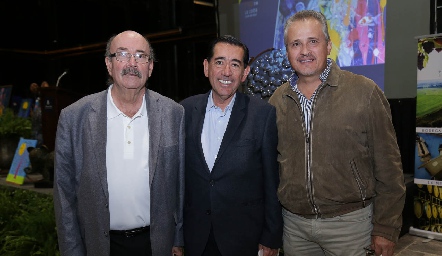  Mauricio López, Félix Bocard y Carlos Brueggerhoff.