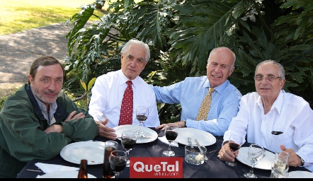  Ángel Candia, Octaviano Gómez y Gómez, Manuel González Carrillo y Daniel De La Llera.