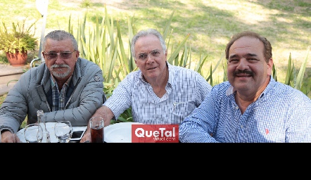  Jesús Hernández, Gonzalo Benavente y Mario García Valdez.