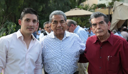  Federico Garza, Miguel Martínez Castro y José Maya Castro.