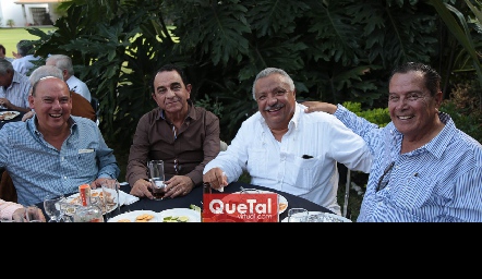  Alejandro Mendizábal, José Luis Estrada, Antonio Curiel y Miguel Segovia.