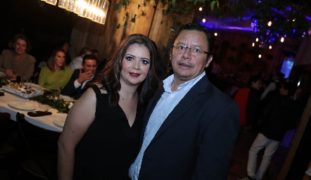  Juanita Arauz y Edgar Espejo.
