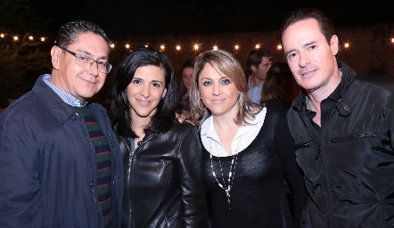  Alfonso Castillo, Leticia de Castillo, Alejandra Santos y Meme Lozano.