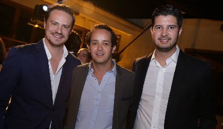  Pato Valle, Alejandro Sambela y José Benavente.