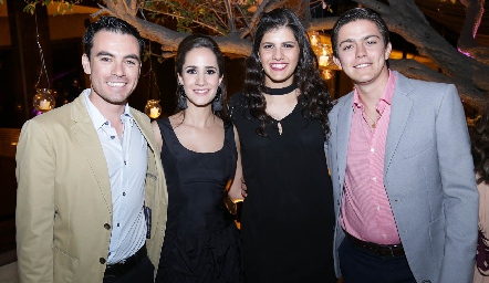  Alejandro Mancilla, Dany Mina, Ale Siller y Mauricio Lomelí.