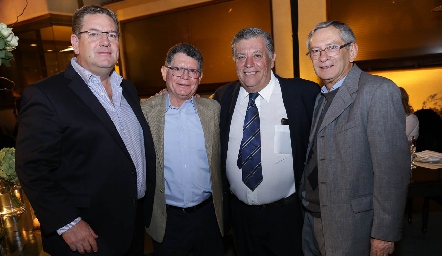  Jacobo Payán, Eduardo Romo, Salvador Aldrete y Roberto Espinosa.