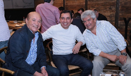  Rafa Moreno, Roberto Castañón y Francisco Ruiz.