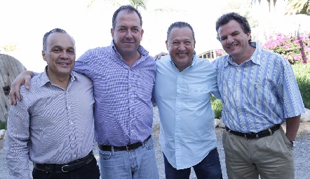  Alejandro Moreno, Mauricio Quijano, Ramón Muñoz y Miguel del Campo.