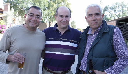  Baldur Serna, Guillermo Andrés y Eduardo Sosapavón.