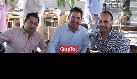  Jorge Quevedo, Jorge Mario González y Filiberto Massa.