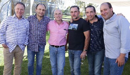 Jorge Meade, Javier Abud, Tomás Alcalde, Javier Alcalde, Alejandro Elizondo y Gabriel Valle.
