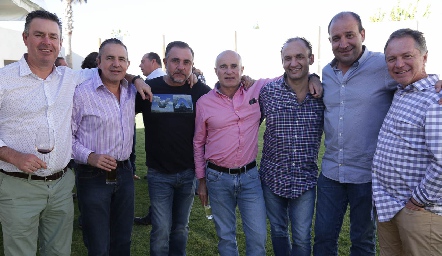  Jorge Mendizábal, Gerardo Valle, Javier Alcalde, Tomás Alcalde, Javier Abud, Gabriel Valle y Jorge Meade.