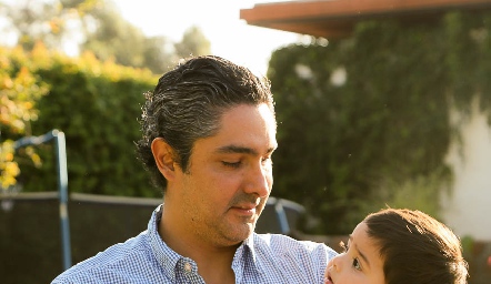  Padre e hijo.