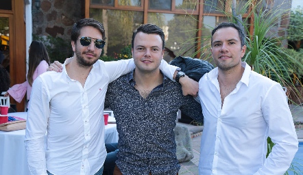  Jorge Meade, Luis Ángel Córdova y Paco Cerrillos.