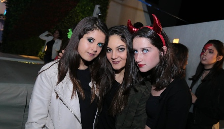  Valeria, María y Melissa.