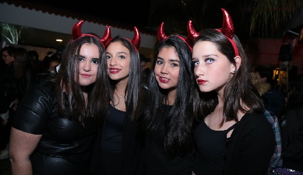  Martita, Marijó, Ana Paula y Melissa.