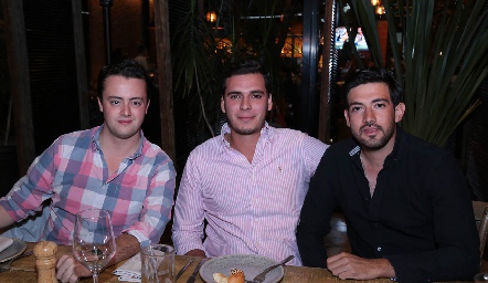  Héctor Arpayán, Daniel Díaz y Gerardo Zubiaga.