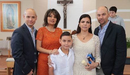  Luis González, Kikis Fernández, Mari Tere García, José Antonio González y Juan Pablo González.