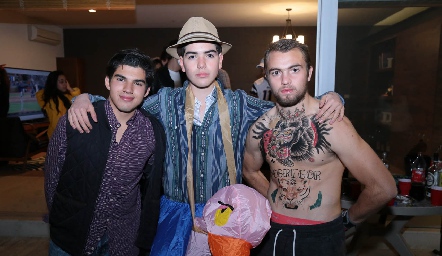  Sebastián Rodríguez, Jorge Gutiérrez y Memo Pizzuto.