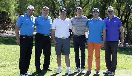  Gabriel Valle, Ariel Álvarez, Enrique Minondo, Oscar Silos, Alejandro Elizondo y Oscar Zermeño.