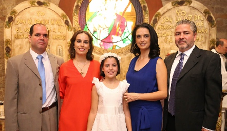  Alejandro, Ana y Marijó Villalobos, Maricel Gutiérrez y Oscar Vera .