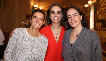  Daniela Rivero, Ana Hernández Graf y Nancy Puente.