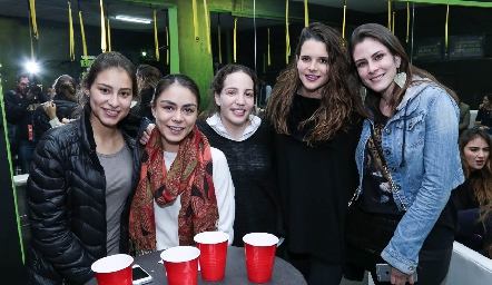  Claudia y Paulina Rodríguez, Sofía Torres, Jessica Martín Alba y Samantha Favela.