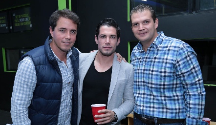  Javier Meade, Adrián Otero y Mauricio Ruiz.